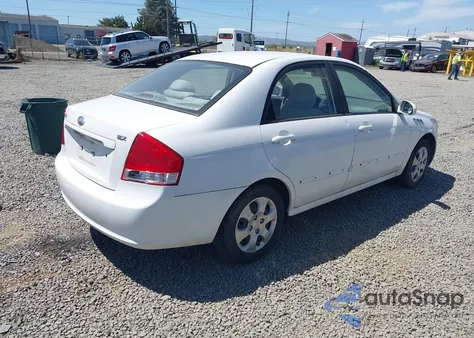 2008 Kia Spectra Ex из США, поврежденный, VIN KNAFE121885492800